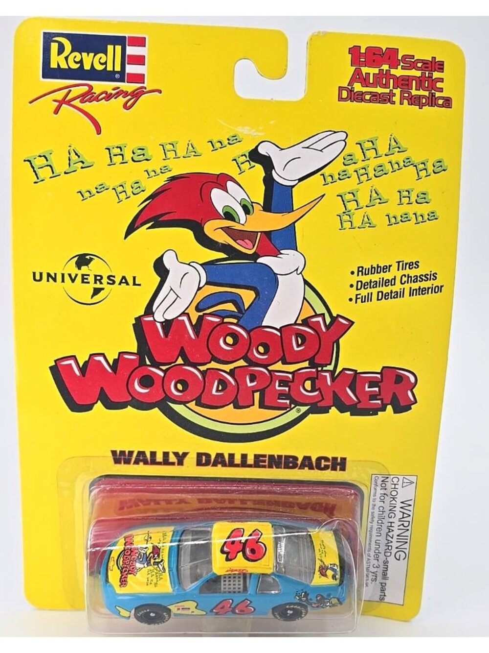 Vintage 1997 Revell Racing Woody Woodpecker #46 Wally Dallenbach NASCAR 1:64 NIP